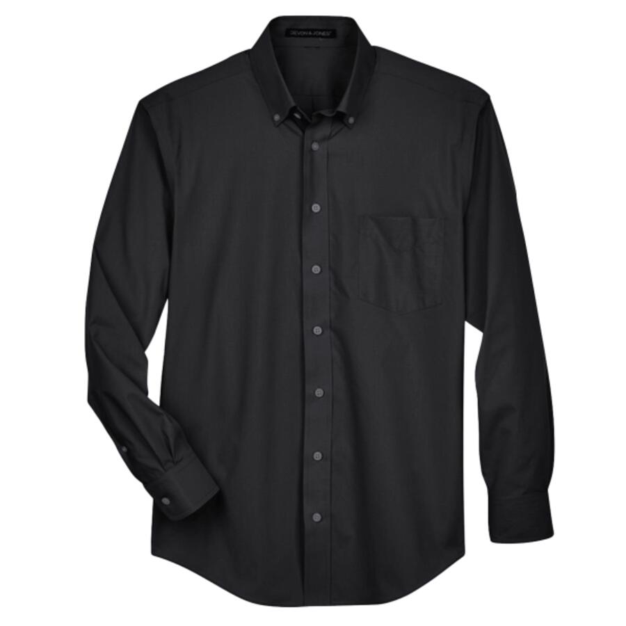 Men's Crown Collection® Broadcloth Woven Dress Shirt Thumbnail