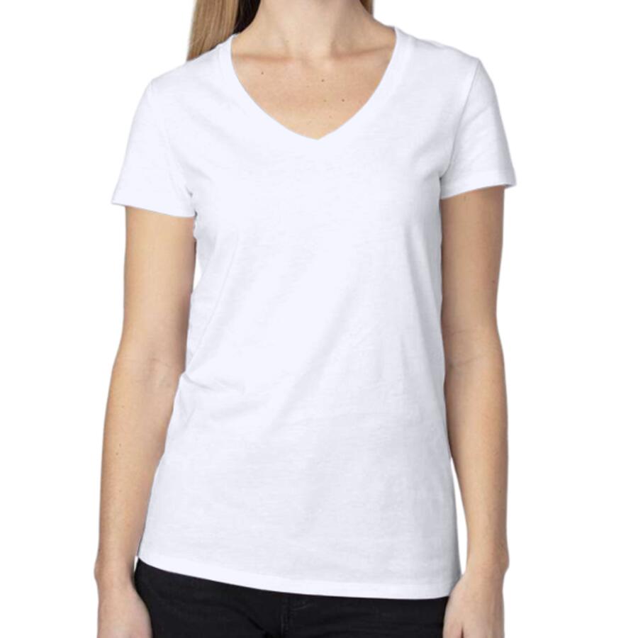 Women's Ultimate CVC V-Neck T-Shirt Thumbnail