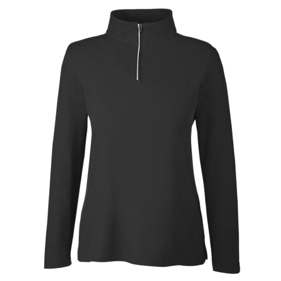 Women's Fusion ChromaSoft™ Pique Quarter-Zip Pullover Thumbnail