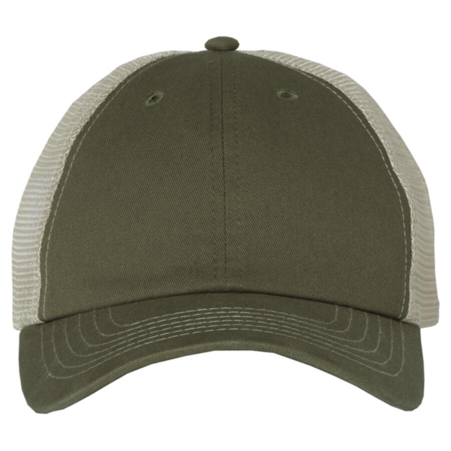 3100 - Contrast-Stitch Mesh-Back Cap Thumbnail