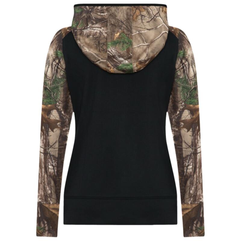 L2051 - REALTREE  TECH FLEECE TWO TONE HOODED LADIES_ SWEATSHIRT Thumbnail