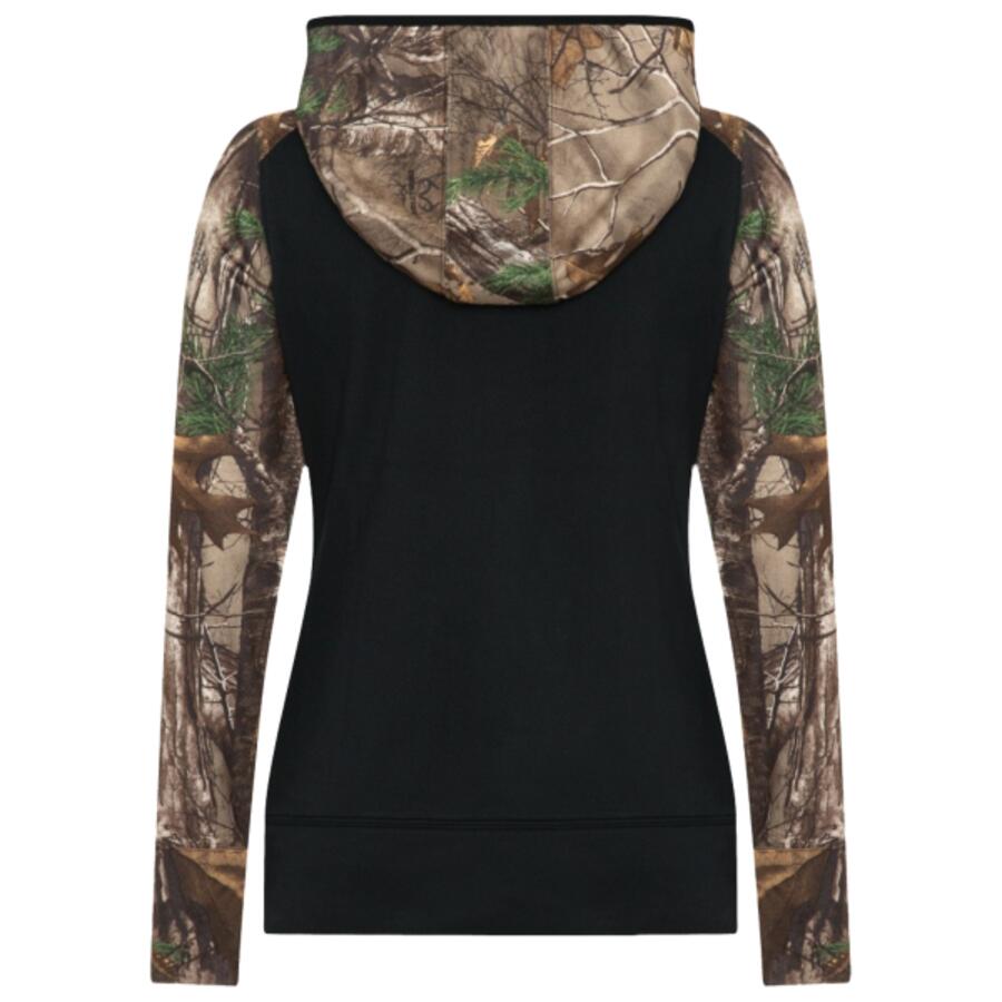 L2051 - REALTREE  TECH FLEECE TWO TONE HOODED LADIES_ SWEATSHIRT Thumbnail