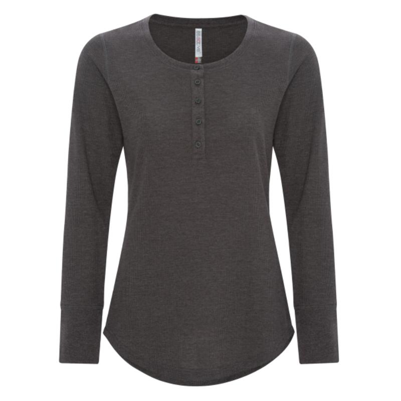 ATC™ Vintage Thermal Long Sleeve Ladies' Henley Thumbnail