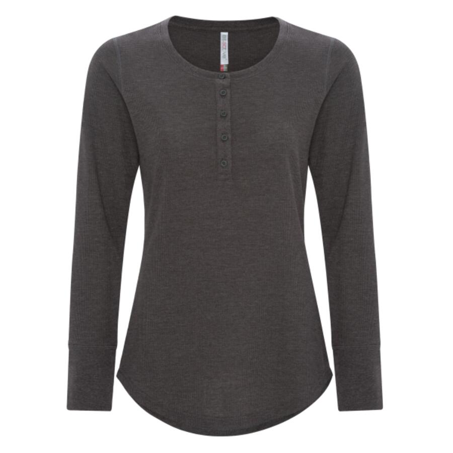 ATC™ Vintage Thermal Long Sleeve Ladies' Henley Thumbnail