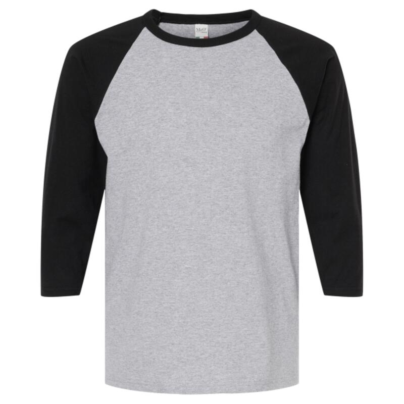 M&O Raglan Three-Quarter Sleeve Baseball T-Shirt Thumbnail