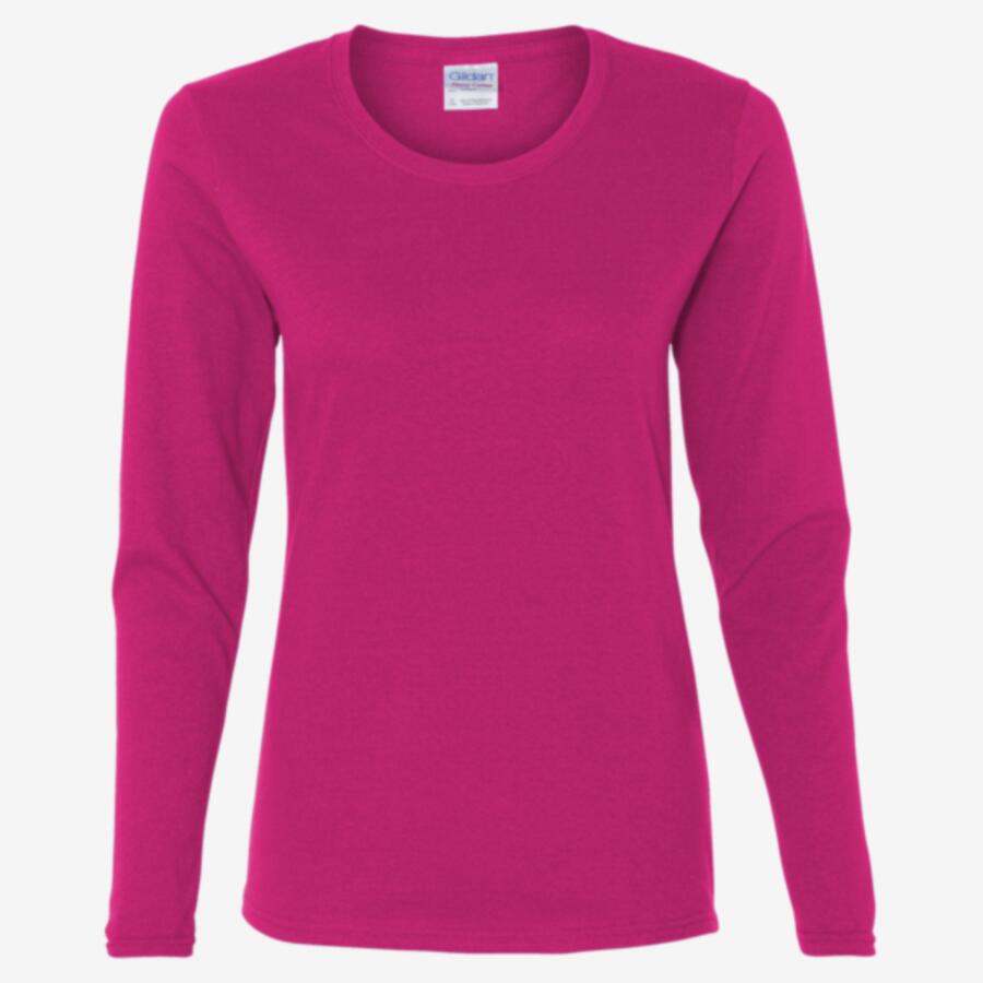 Gildan Heavy Cotton™ Women’s Long Sleeve T-Shirt Thumbnail