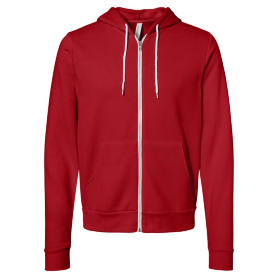 Bella + Canvas Unisex Sponge Fleece Full-Zip Hoodie Thumbnail