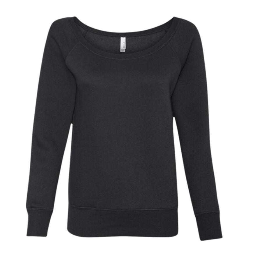 Bella + Canvas Women’s Sponge Fleece Wide Neck Sweatshirt Thumbnail