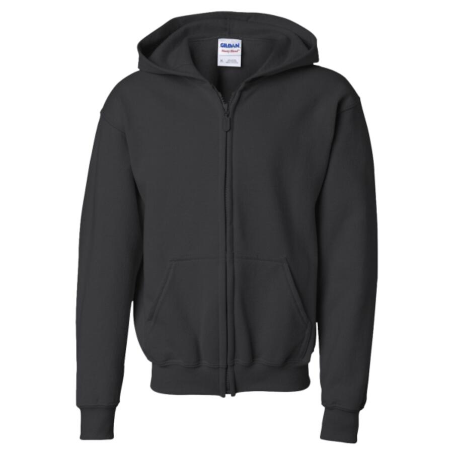 Gildan Heavy Blend™ Youth Full-Zip Hooded Sweatshirt Thumbnail