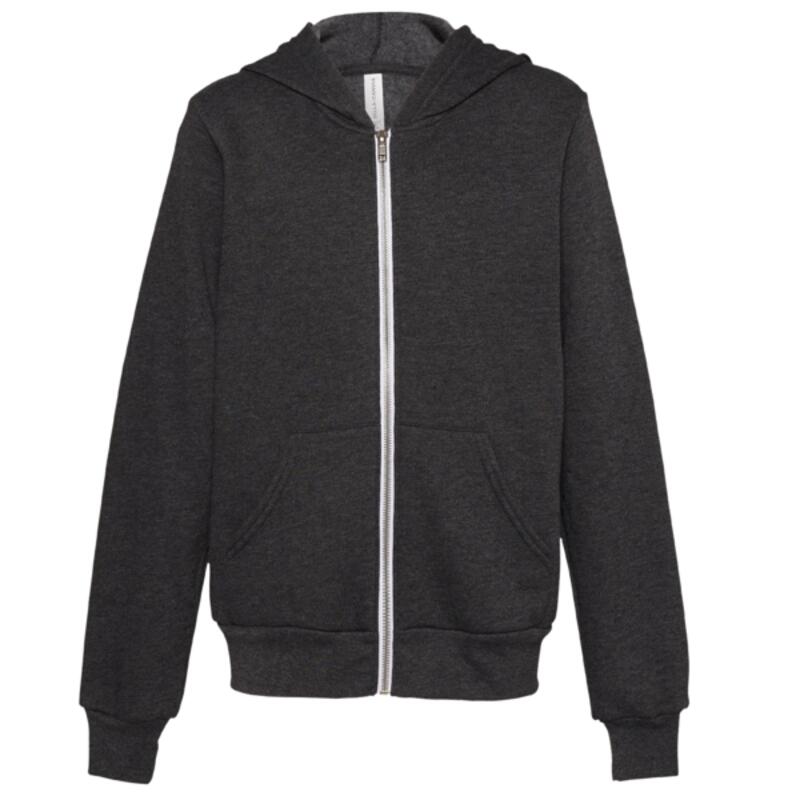 Bella + Canvas Youth Sponge Fleece Full-Zip Hoodie Thumbnail