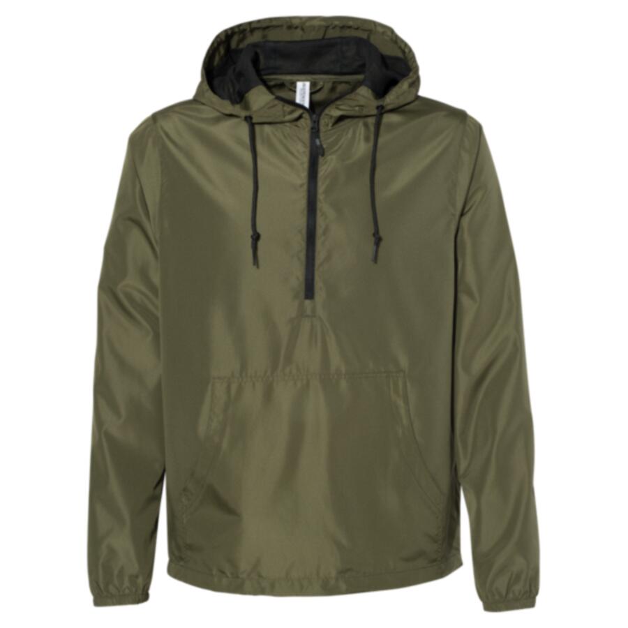 Lightweight Quarter-Zip Windbreaker Pullover Jacket Thumbnail