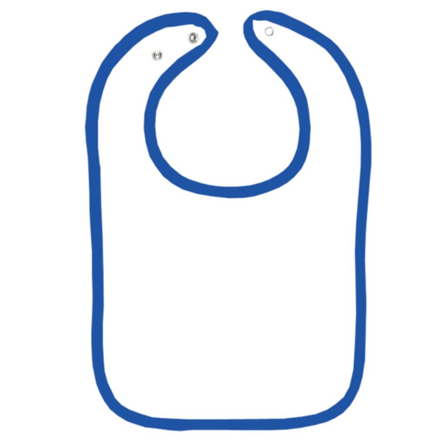 Rabbit Skins Infant Contrast Trim Terry Bib Thumbnail