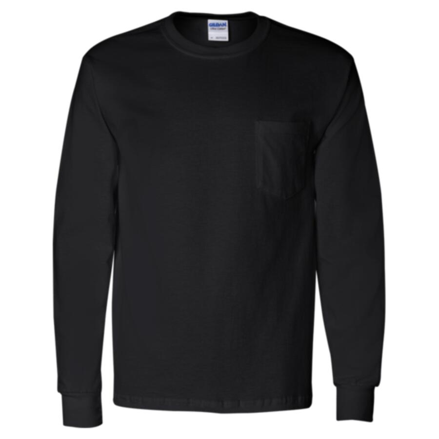 Ultra Cotton® Long Sleeve Pocket T-Shirt Thumbnail