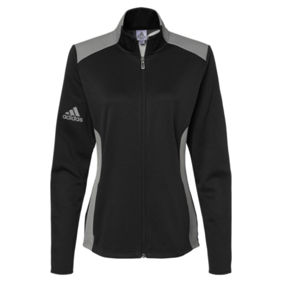 Women's Textured Mixed Media Full-Zip Jacket Thumbnail