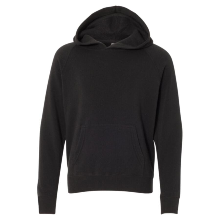 Youth Lightweight Special Blend Raglan Hooded Sweatshirt Thumbnail