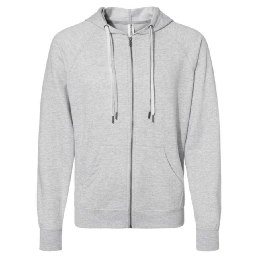 Icon Lightweight Loopback Terry Full-Zip Hooded Sweatshirt Thumbnail