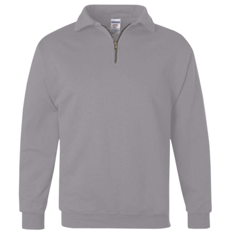 Nublend® Cadet Collar Quarter-Zip Sweatshirt Thumbnail