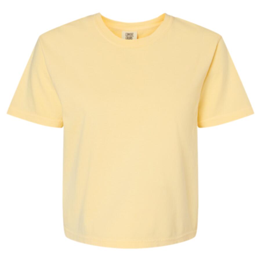 Women's Garment-Dyed Heavyweight Boxy T-Shirt Thumbnail