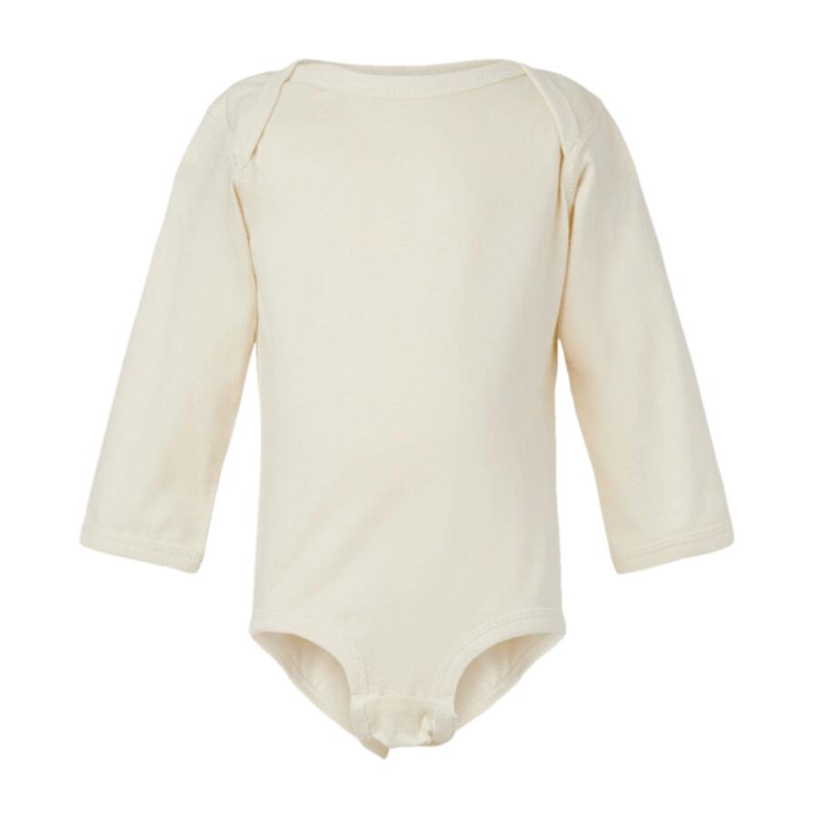 Infant Fine Jersey Long Sleeve Bodysuit Thumbnail
