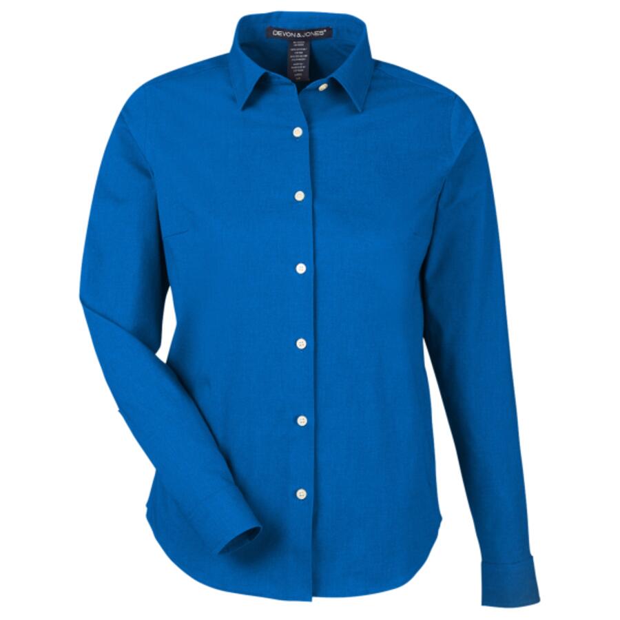 Women's CrownLux Performance® Spencer Poplin Dress Shirt Thumbnail