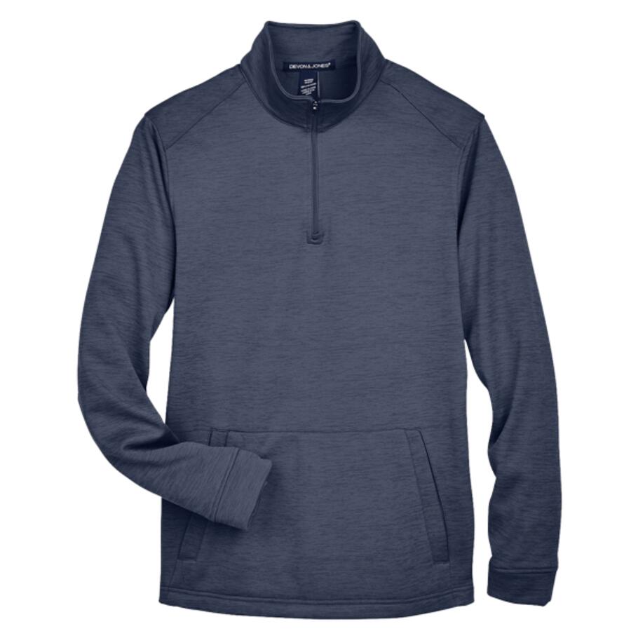 Men's Newbury Mélange Fleece Quarter-Zip Pullover Thumbnail