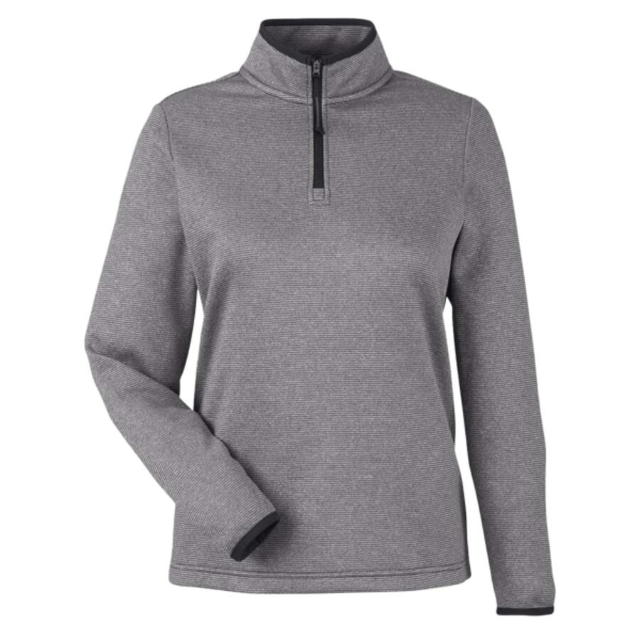 Women's Venture Heathered Stripe Quarter-Zip Pullover Thumbnail