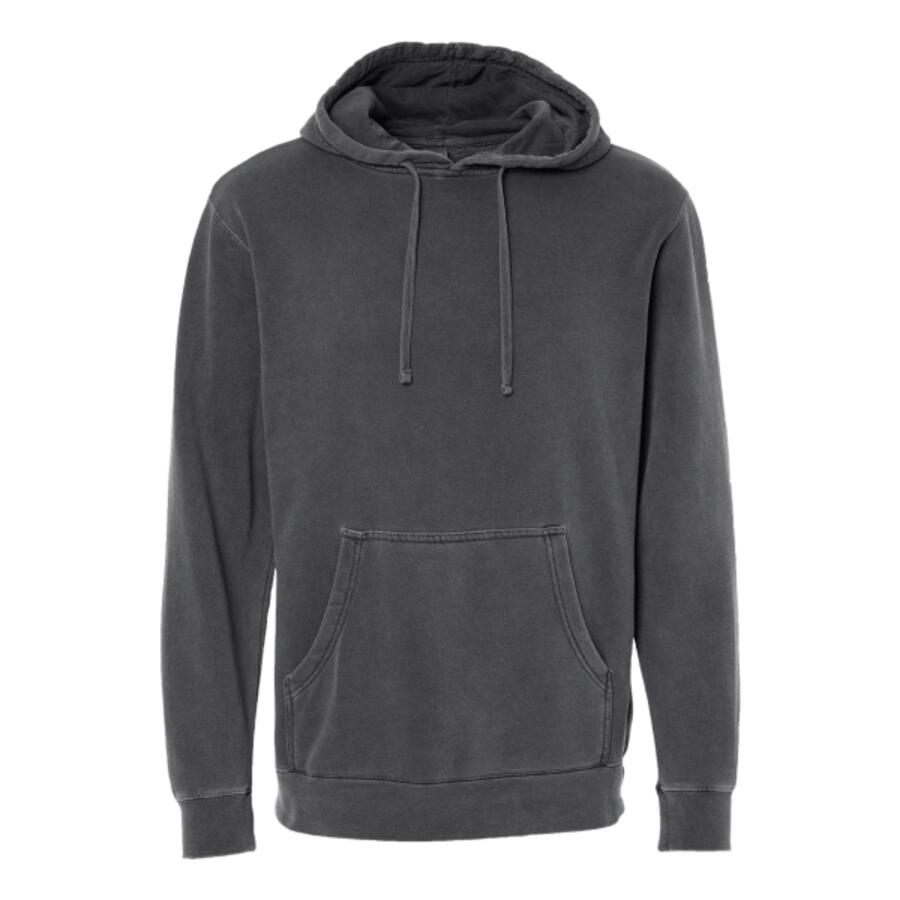Unisex Midweight Pigment-Dyed Hooded Sweatshirt Thumbnail
